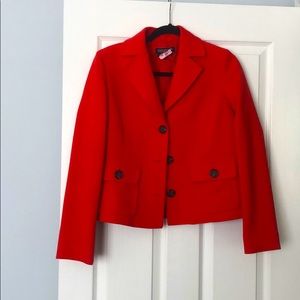 Red blazer